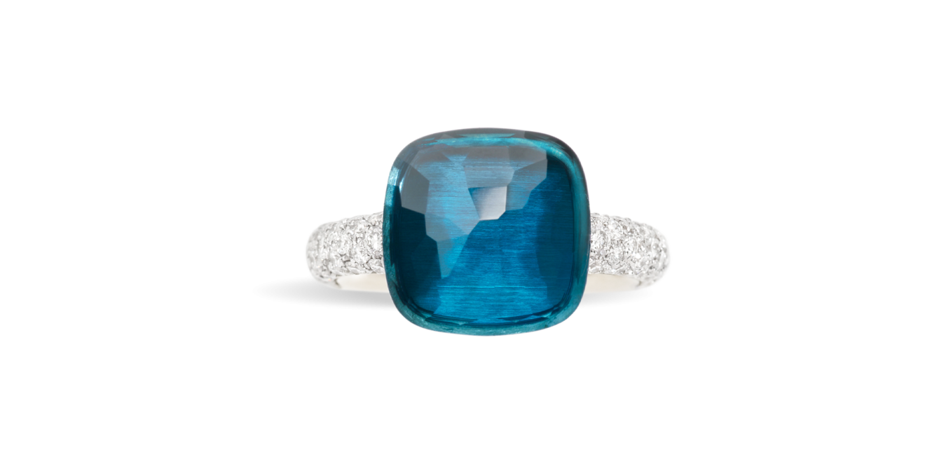 Pomellato Nudo Maxi London Topaz Ring