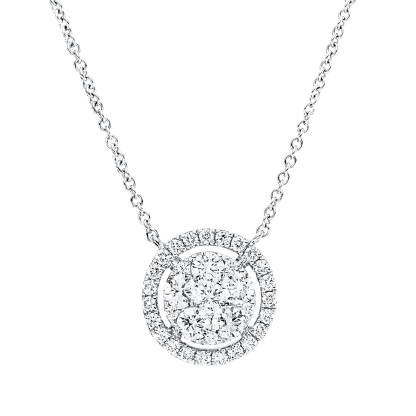 Brogle Classic necklace with diamond pendant Brogle Classic necklace with diamond pendant