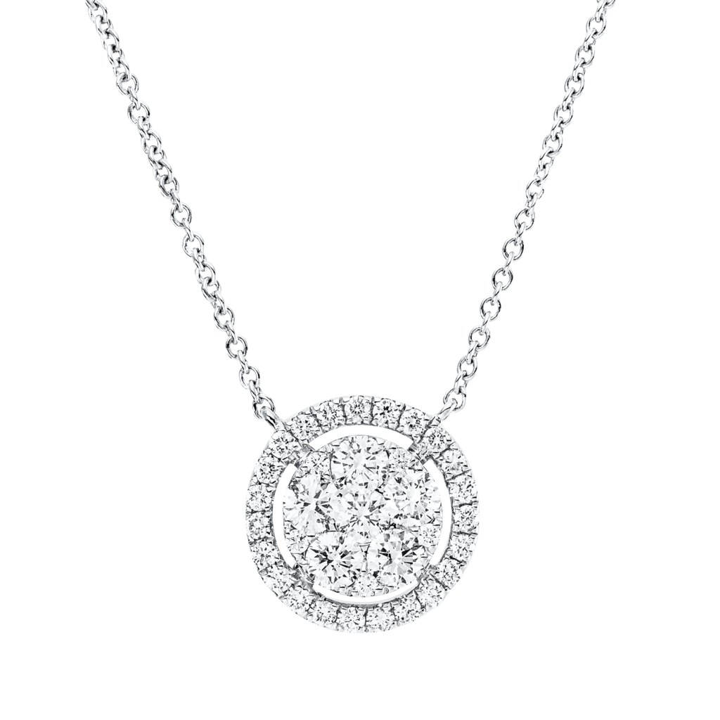 Brogle Classic necklace with diamond pendant Brogle Classic necklace with diamond pendant