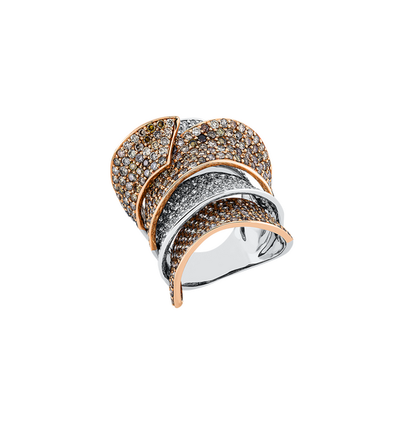 Brogle Selection Bicolor diamond ring Brogle Selection Bicolor diamond ring