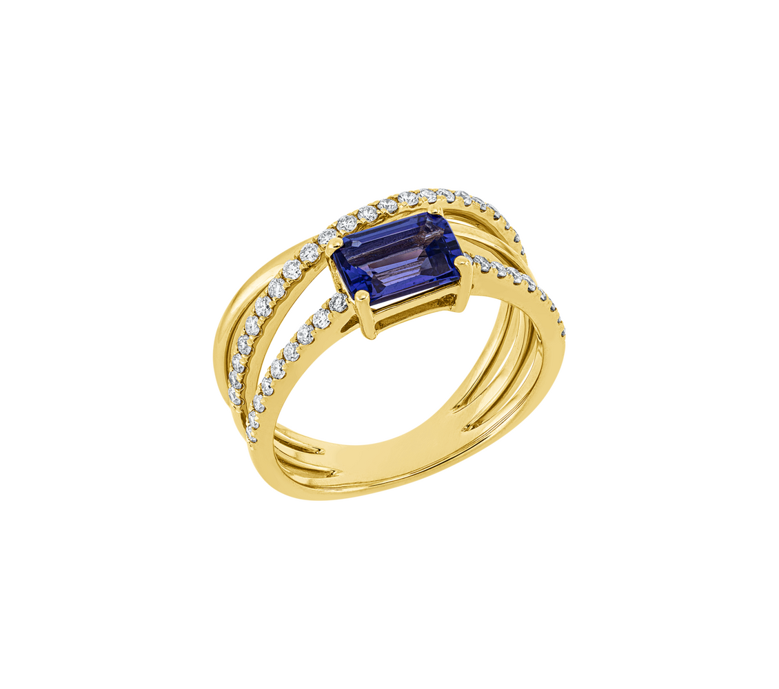 Brogle Classic tanzanite ring Brogle Classic tanzanite ring