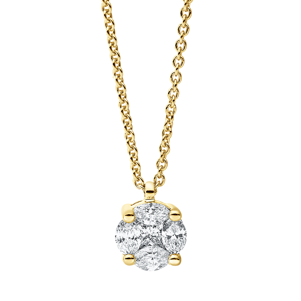 Brogle Classic Kette mit Diamantanhänger