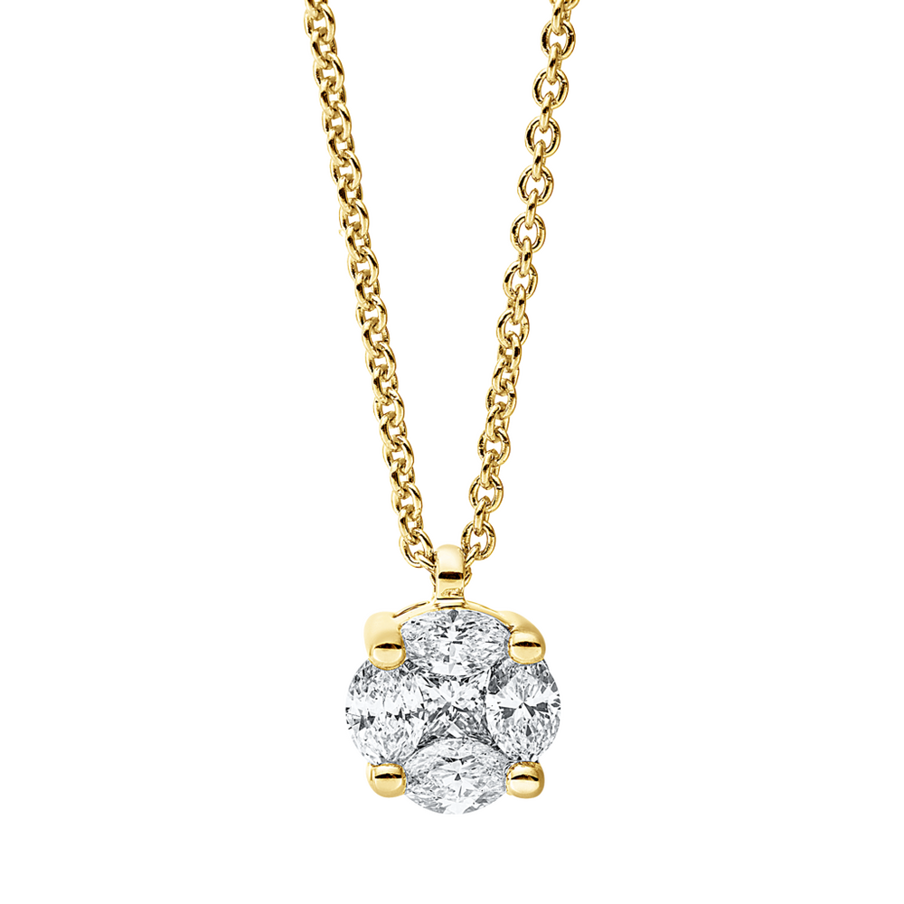 Brogle Classic Kette mit Diamantanhänger