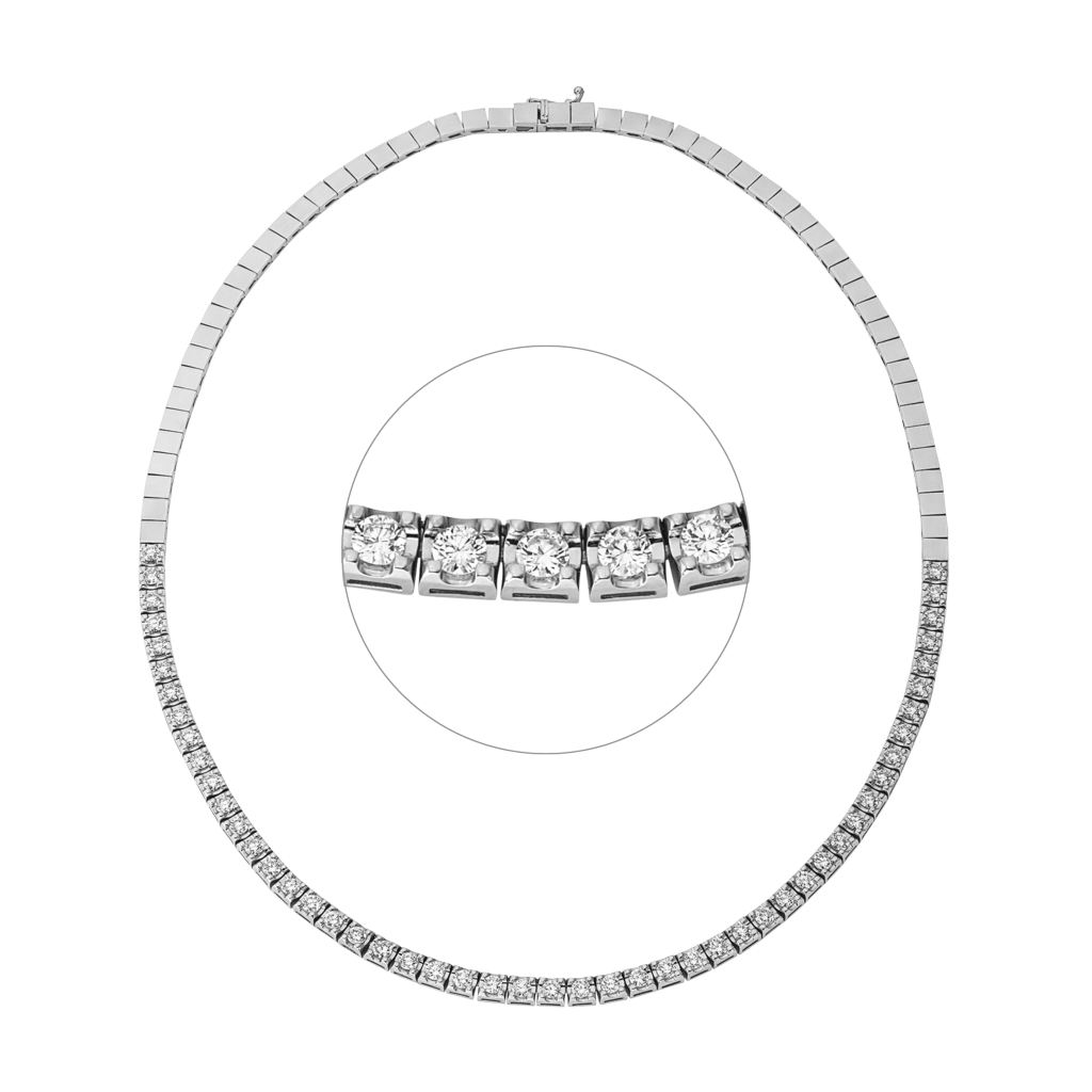 Brogle Classic tennis necklace Brogle Classic tennis necklace