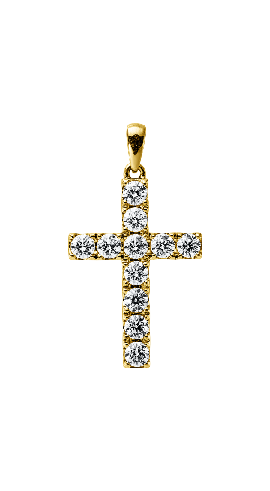 Brogle Selection Kreuzanhänger mit Diamanten
