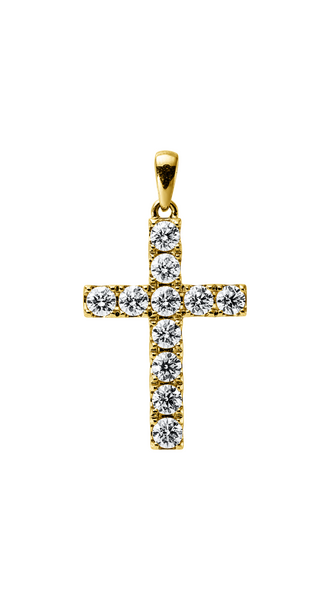 Brogle Selection Kreuzanhänger mit Diamanten Brogle Selection Kreuzanhänger mit Diamanten