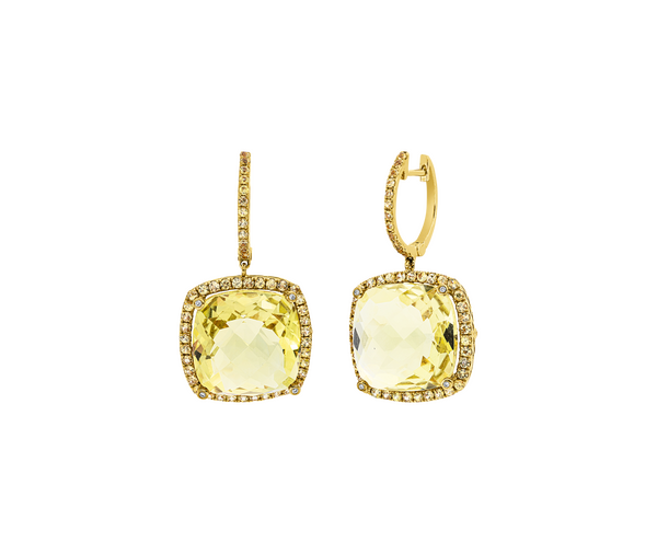 Brogle Classic colored stone earrings