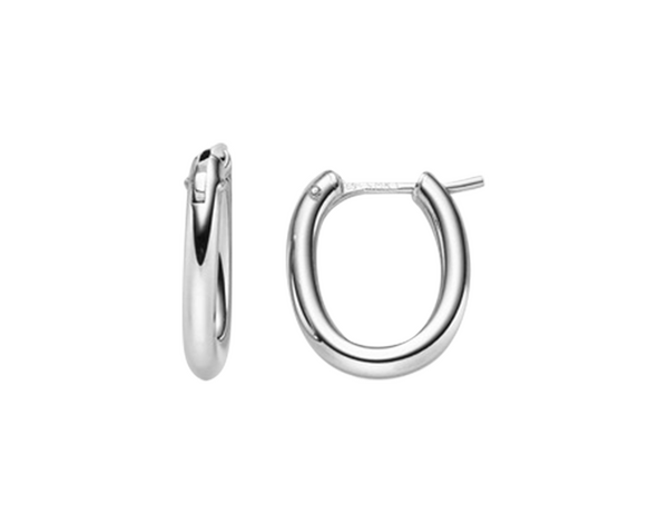 Brogle Classic gold hoop earrings