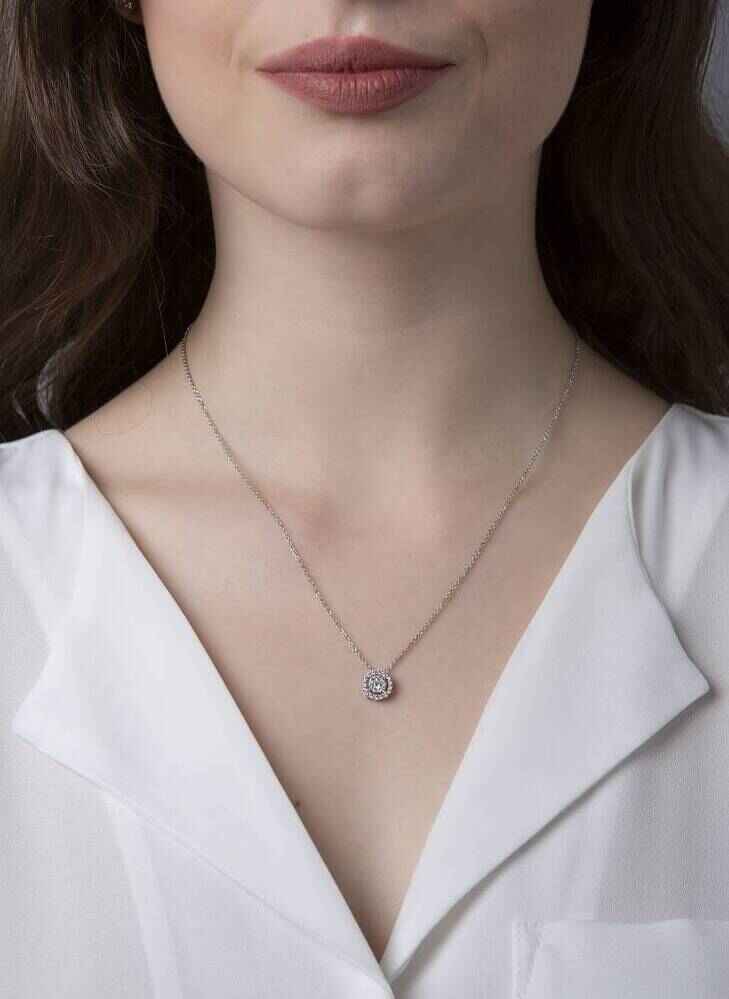 Brogle Classic necklace with diamond pendant