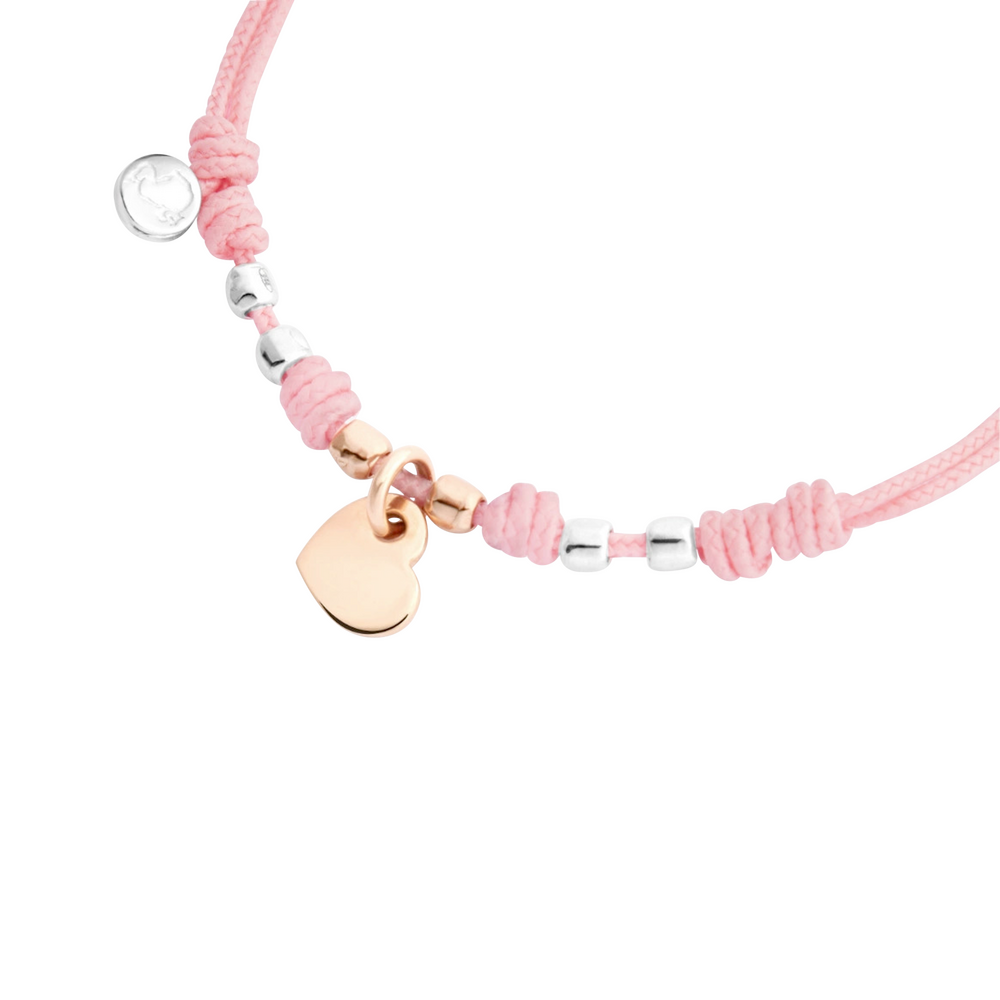 Dodo heart cord bracelet