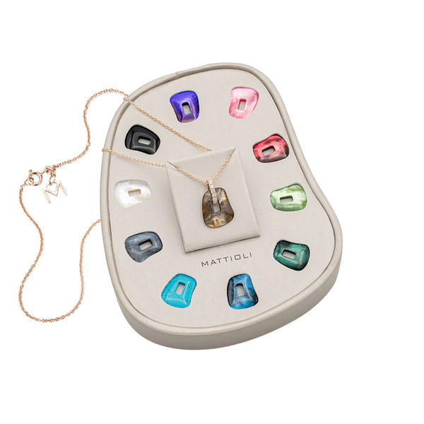 Mattioli Puzzle necklace box, small with 11 puzzles Mattioli Puzzle necklace box, small with 11 puzzles