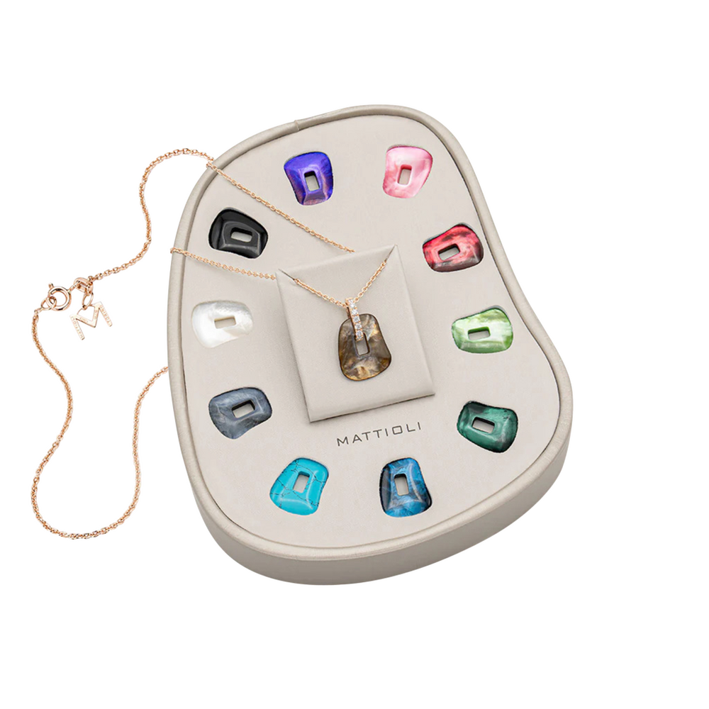 Mattioli Puzzle necklace box, small with 11 puzzles Mattioli Puzzle necklace box, small with 11 puzzles