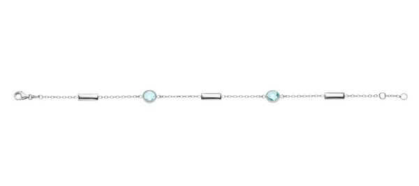 Brogle Classic blue topaz bracelet