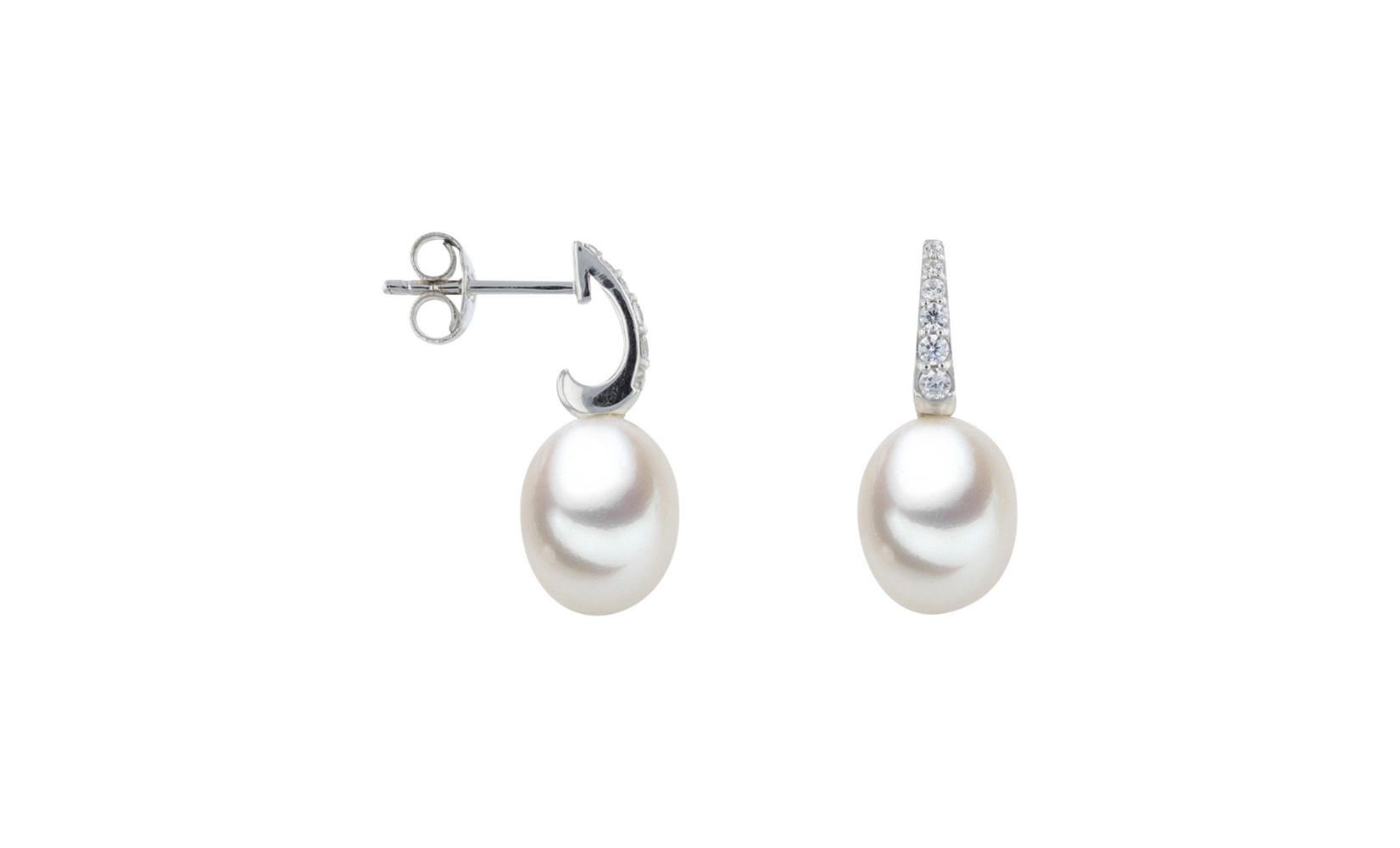 Brogle Classic freshwater pearl earrings
