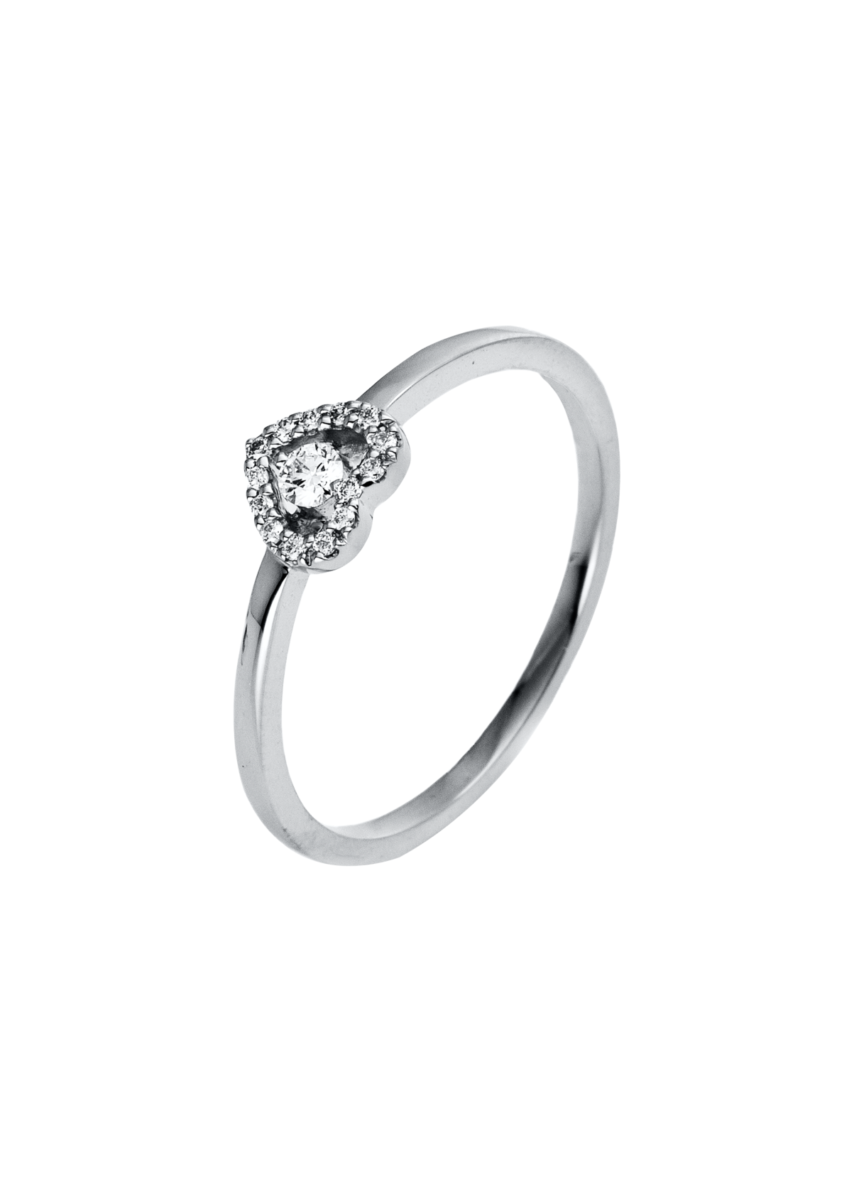 Brogle Classic Ring mit Diamantherz Brogle Classic Ring mit Diamantherz