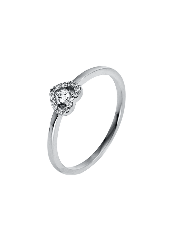 Brogle Classic Ring mit Diamantherz Brogle Classic Ring mit Diamantherz
