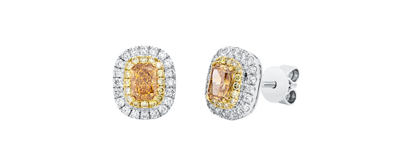 Brogle Selection Bicolor Diamantohrstecker
