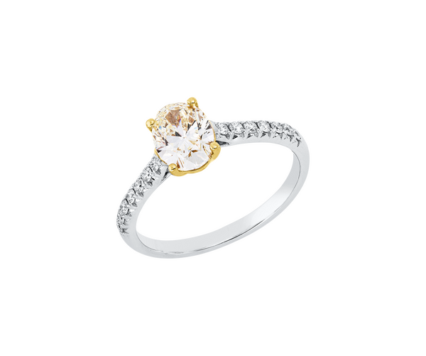 Brogle Selection Bicolor diamond ring