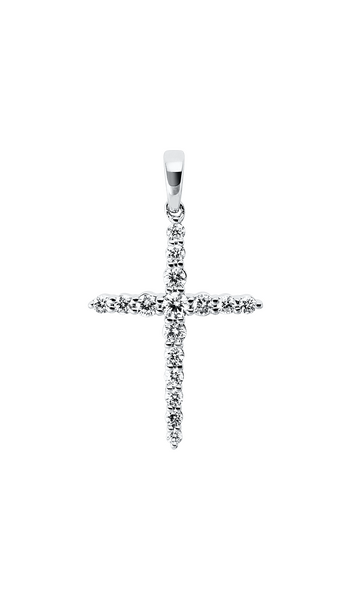Brogle Classic Kreuzanhänger mit Diamanten Brogle Classic Kreuzanhänger mit Diamanten