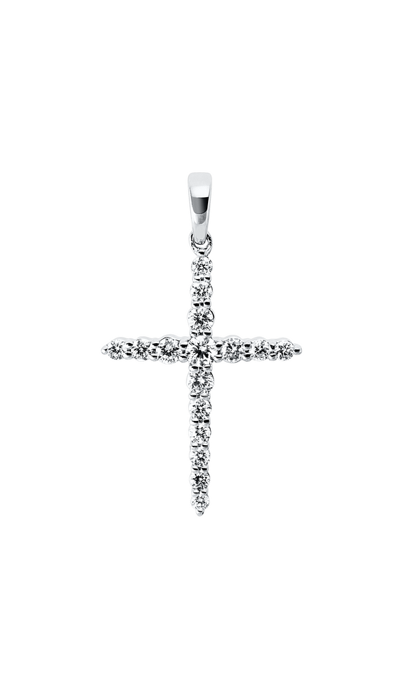 Brogle Classic Kreuzanhänger mit Diamanten Brogle Classic Kreuzanhänger mit Diamanten
