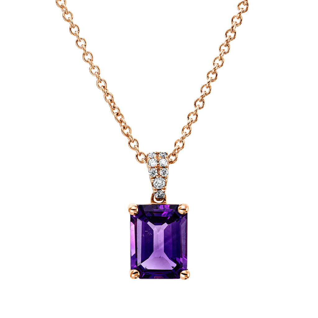 Brogle Classic Kette mit Amethystanhänger Brogle Classic Kette mit Amethystanhänger
