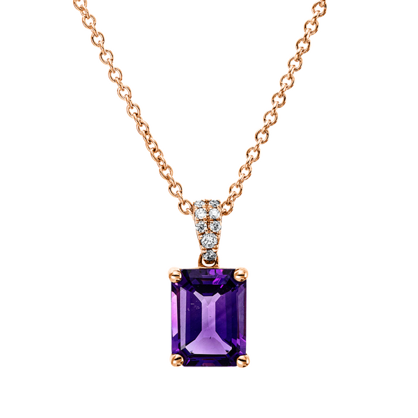Brogle Classic Kette mit Amethystanhänger Brogle Classic Kette mit Amethystanhänger