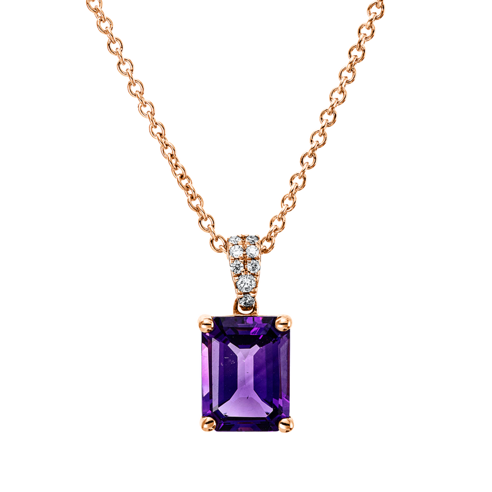 Brogle Classic Kette mit Amethystanhänger Brogle Classic Kette mit Amethystanhänger