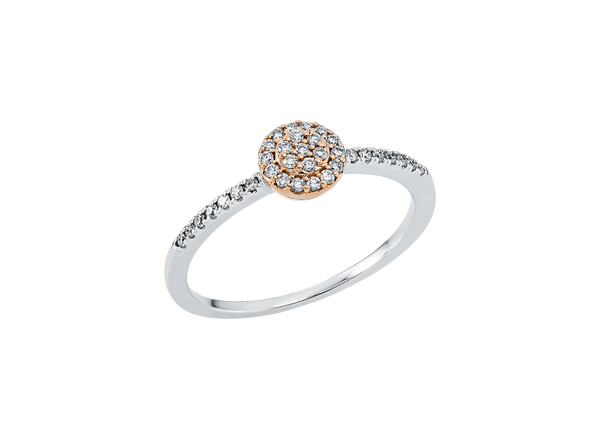 Brogle Classic Bicolor Diamond Ring Brogle Classic Bicolor Diamond Ring