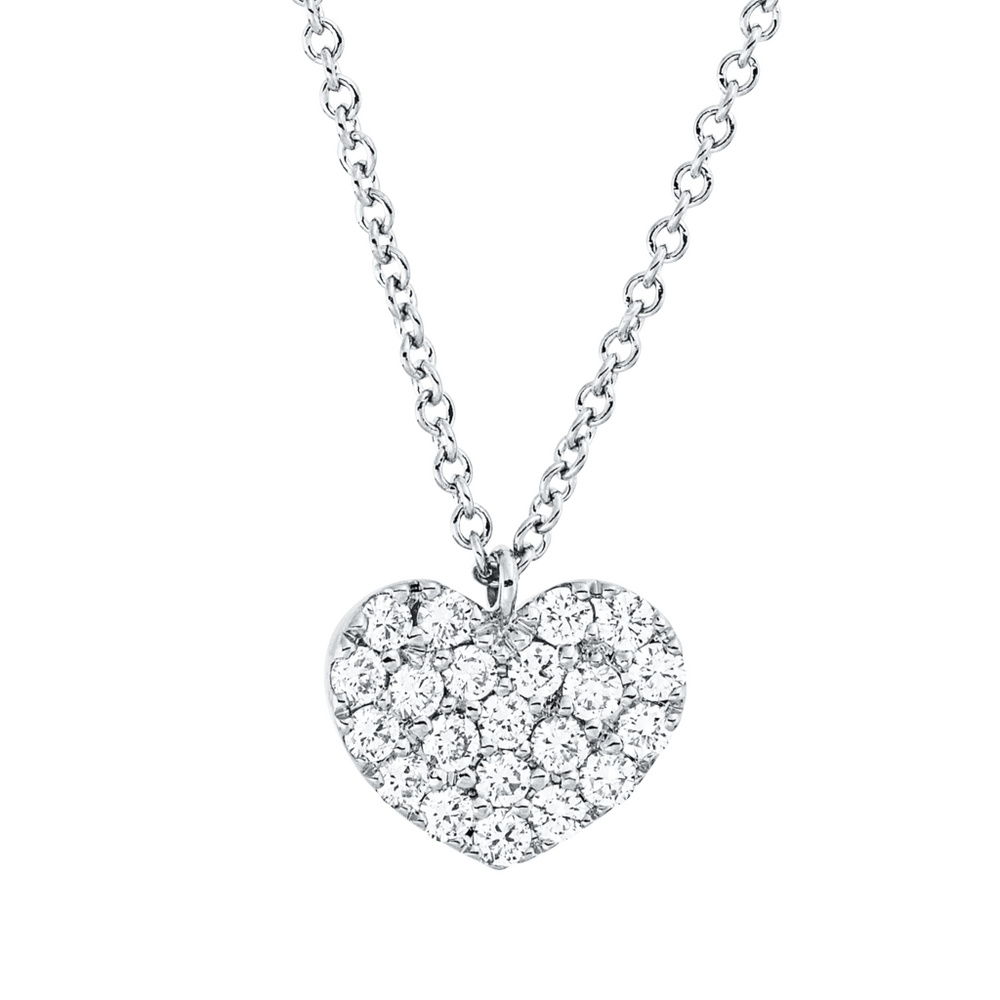 Brogle Classic necklace with diamond heart Brogle Classic necklace with diamond heart