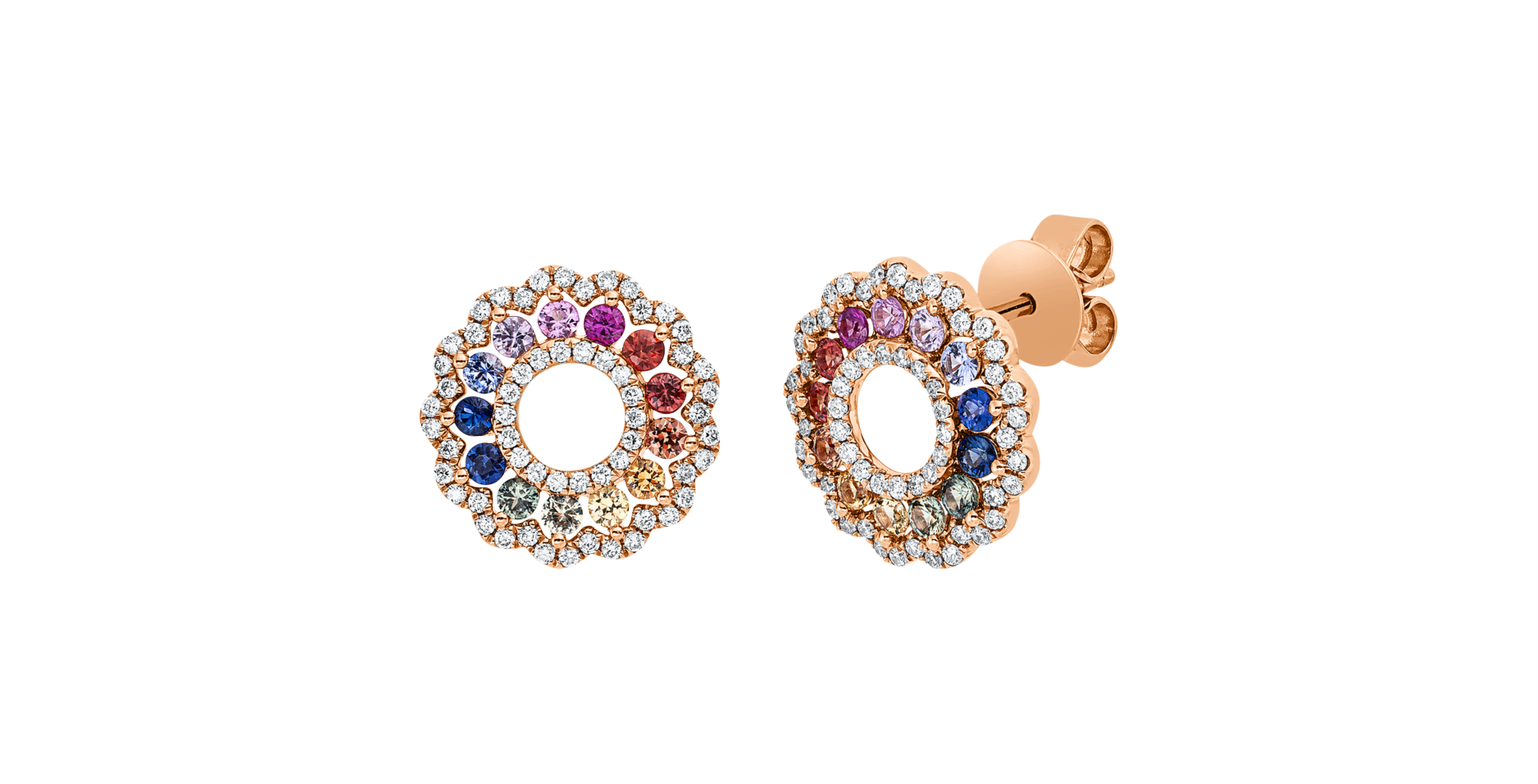 Brogle Classic sapphire tube plug Rainbow