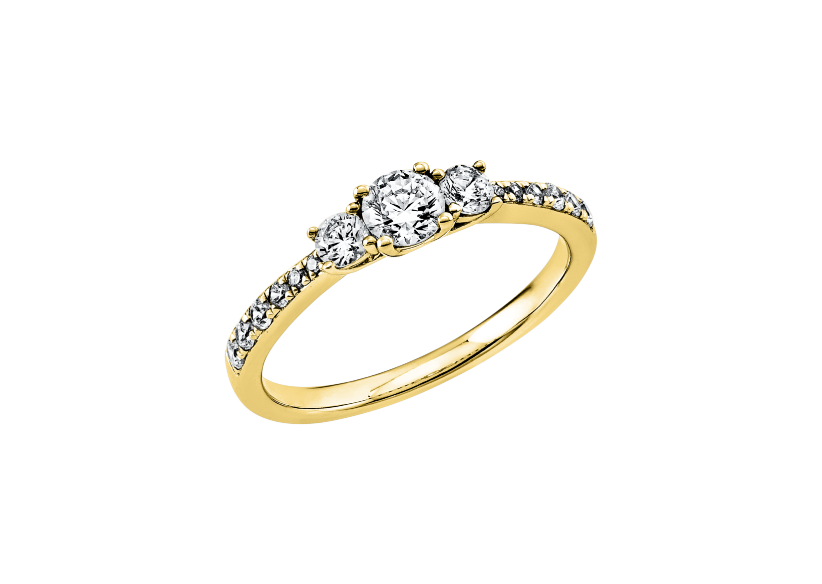Brogle Solitaire Ring Trio Brogle Solitaire Ring Trio