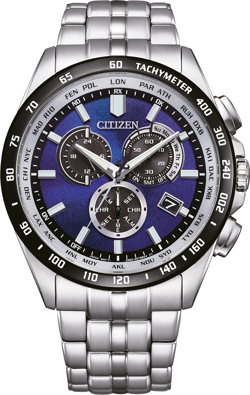 Citizen Funkuhr Unite with Blue 43mm