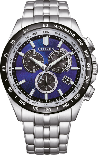Citizen Funkuhr Unite with Blue 43mm