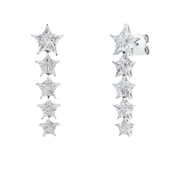 Brogle Selection Spirit star stud earrings