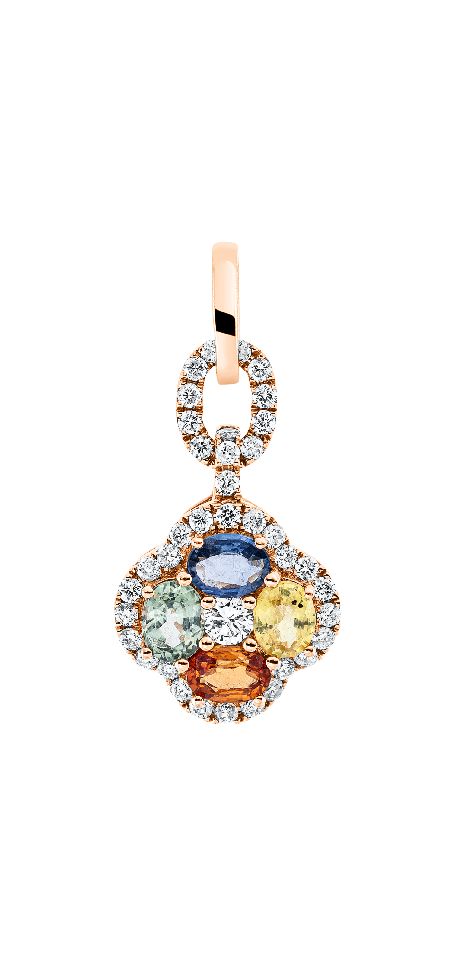 Brogle Classic Sapphire Ring Rainbow