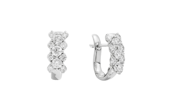 Recarlo Anniversary Pavé Hoop Earrings