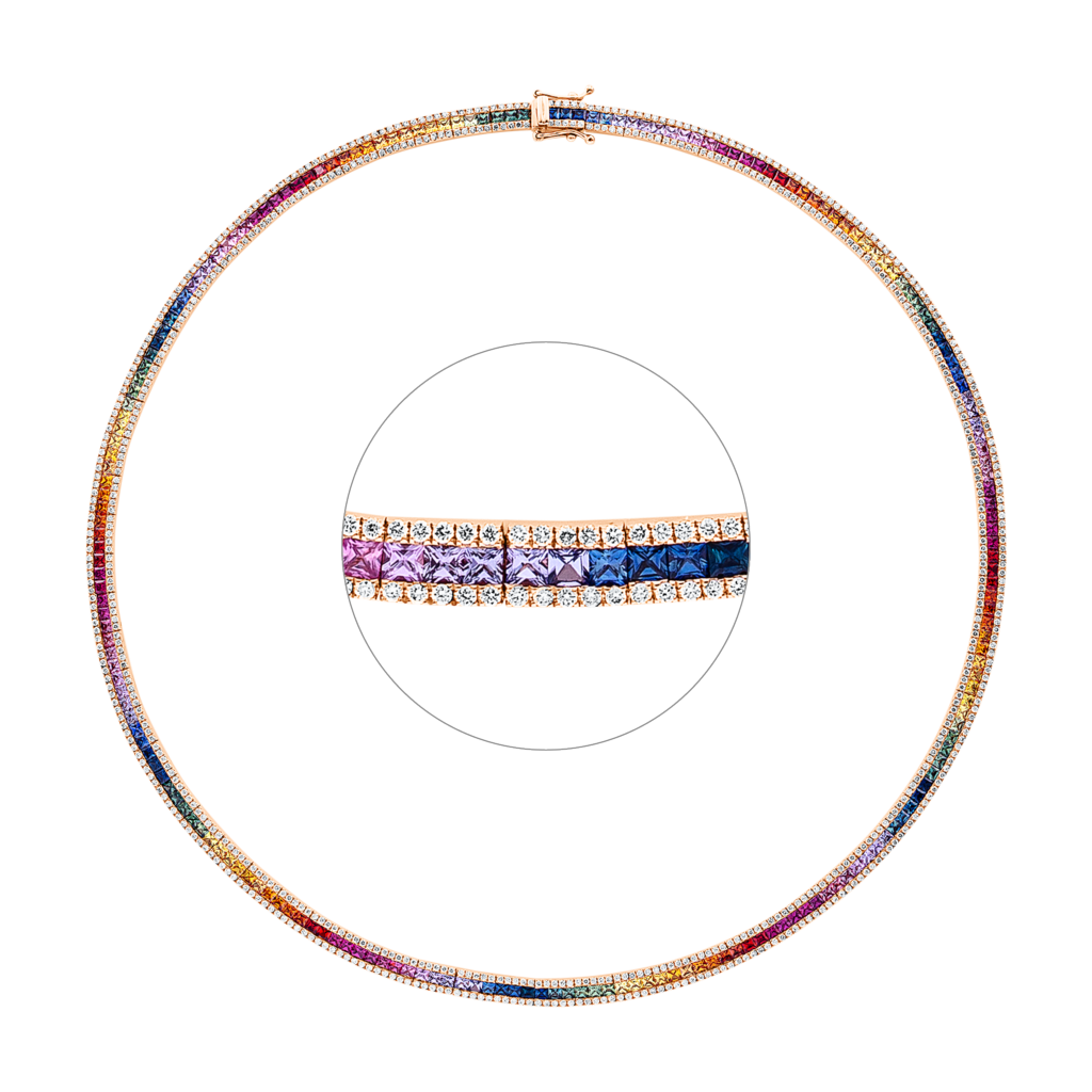 Brogle Selection Saphirkette Rainbow Brogle Selection Saphirkette Rainbow