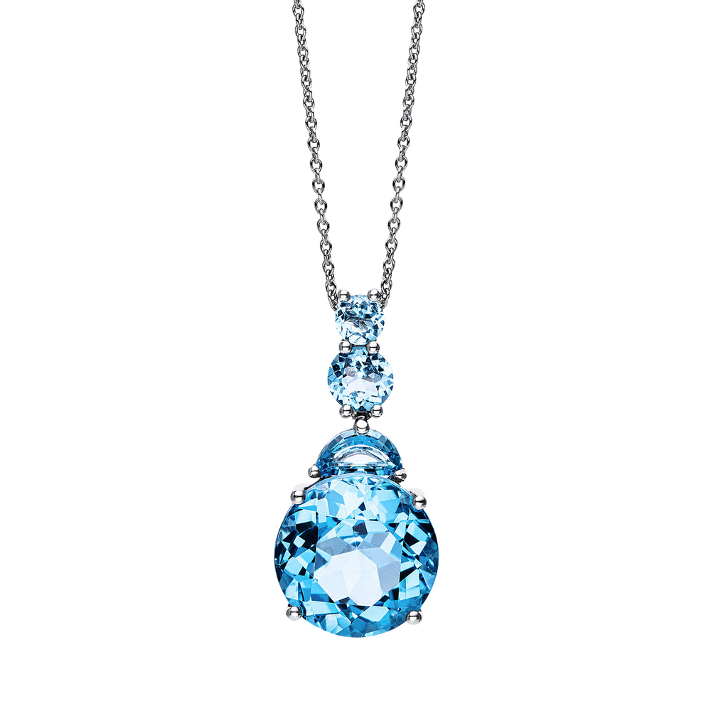 Brogle Selection Felicity necklace with topaz pendant