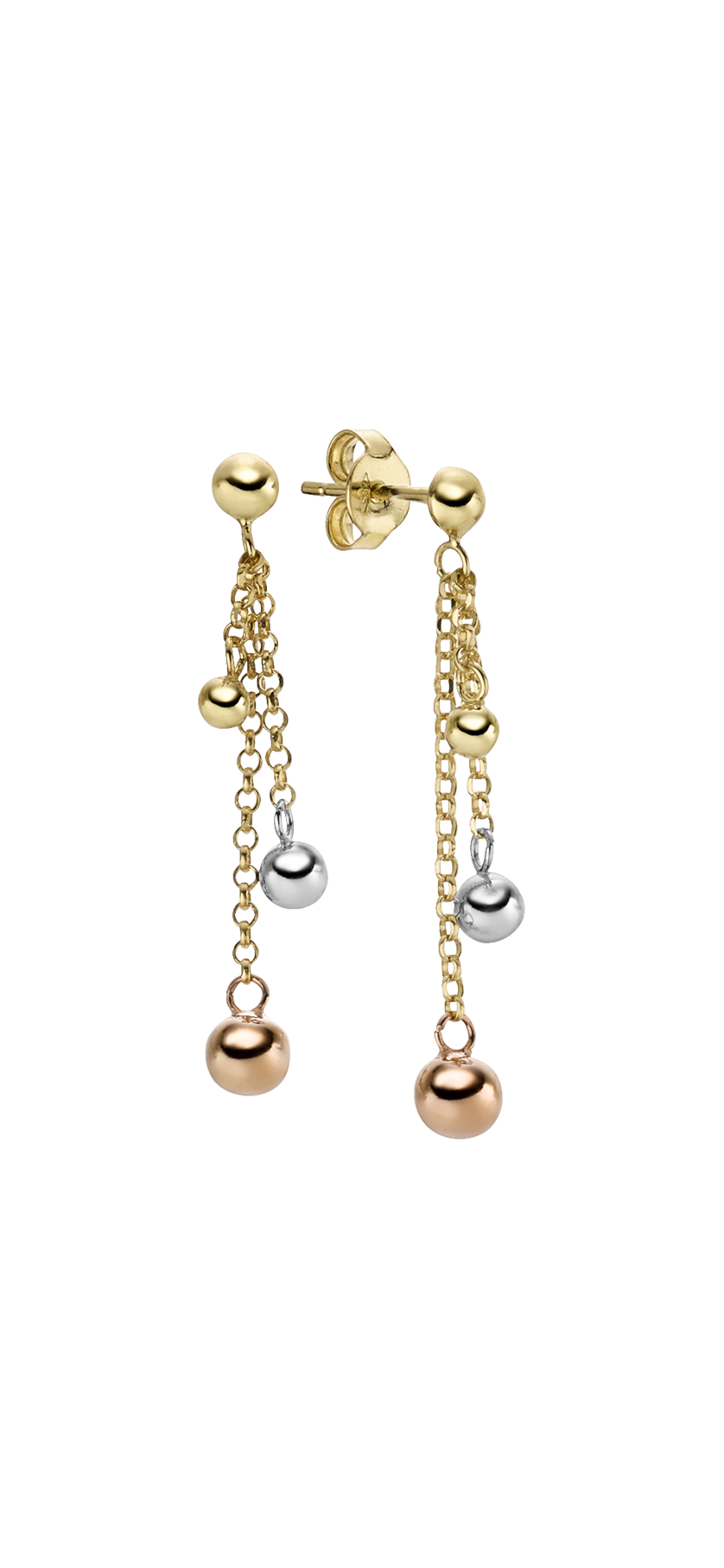 Brogle Classic Bicolor Goldohrhänger Brogle Classic Bicolor Goldohrhänger