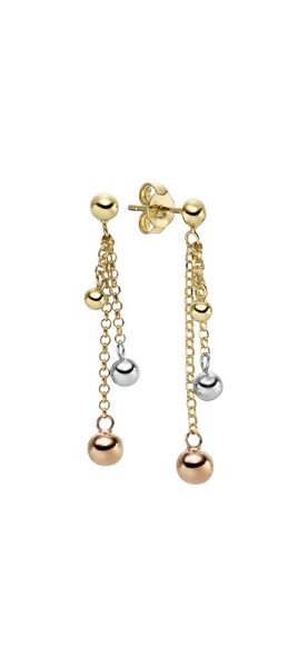 Brogle Classic bicolor gold earrings Brogle Classic bicolor gold earrings