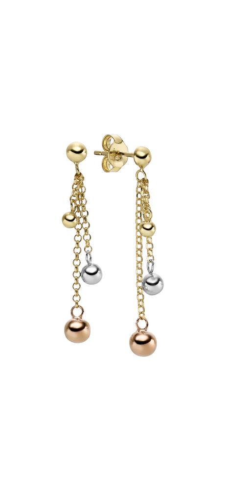 Brogle Classic Bicolor Goldohrhänger Brogle Classic Bicolor Goldohrhänger