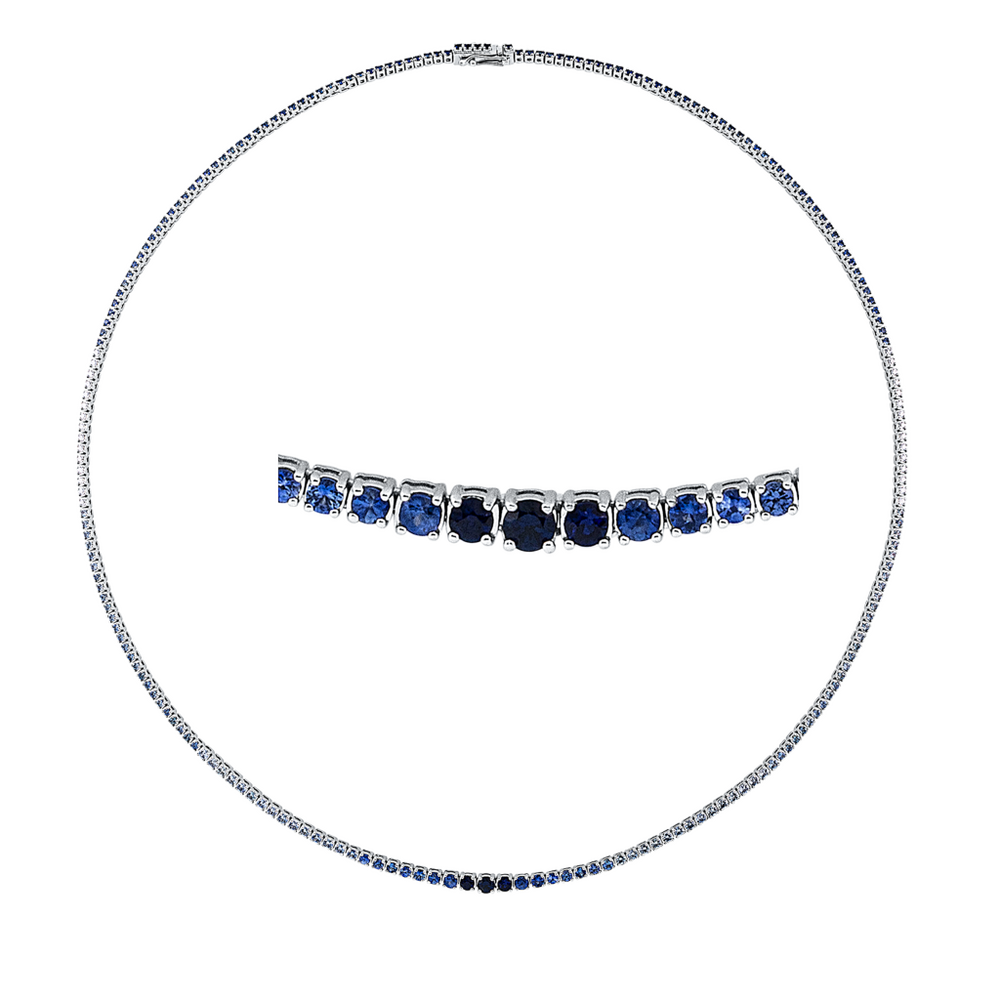 Brogle Selection sapphire necklace Brogle Selection sapphire necklace