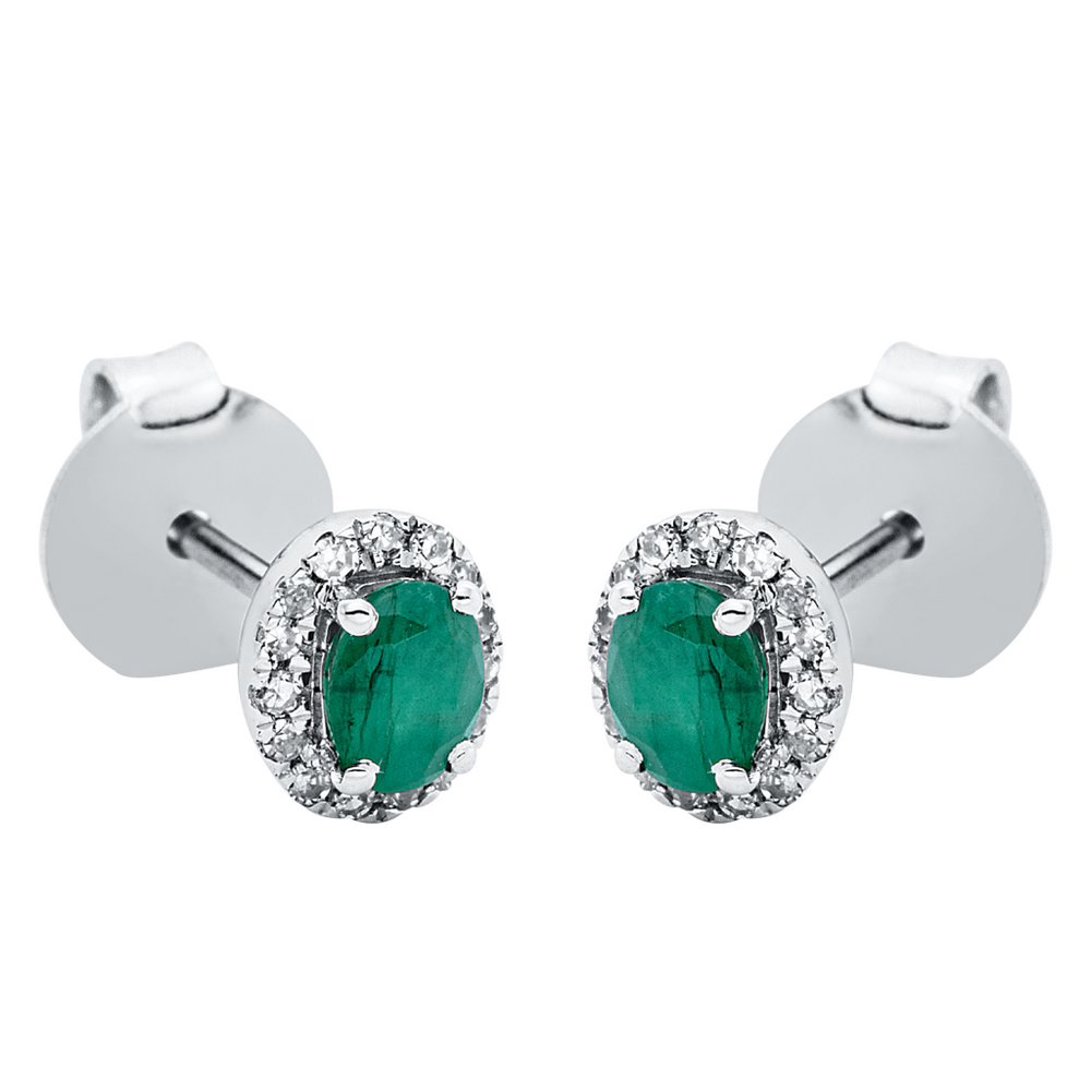 Brogle Selection Royal stud earrings with...