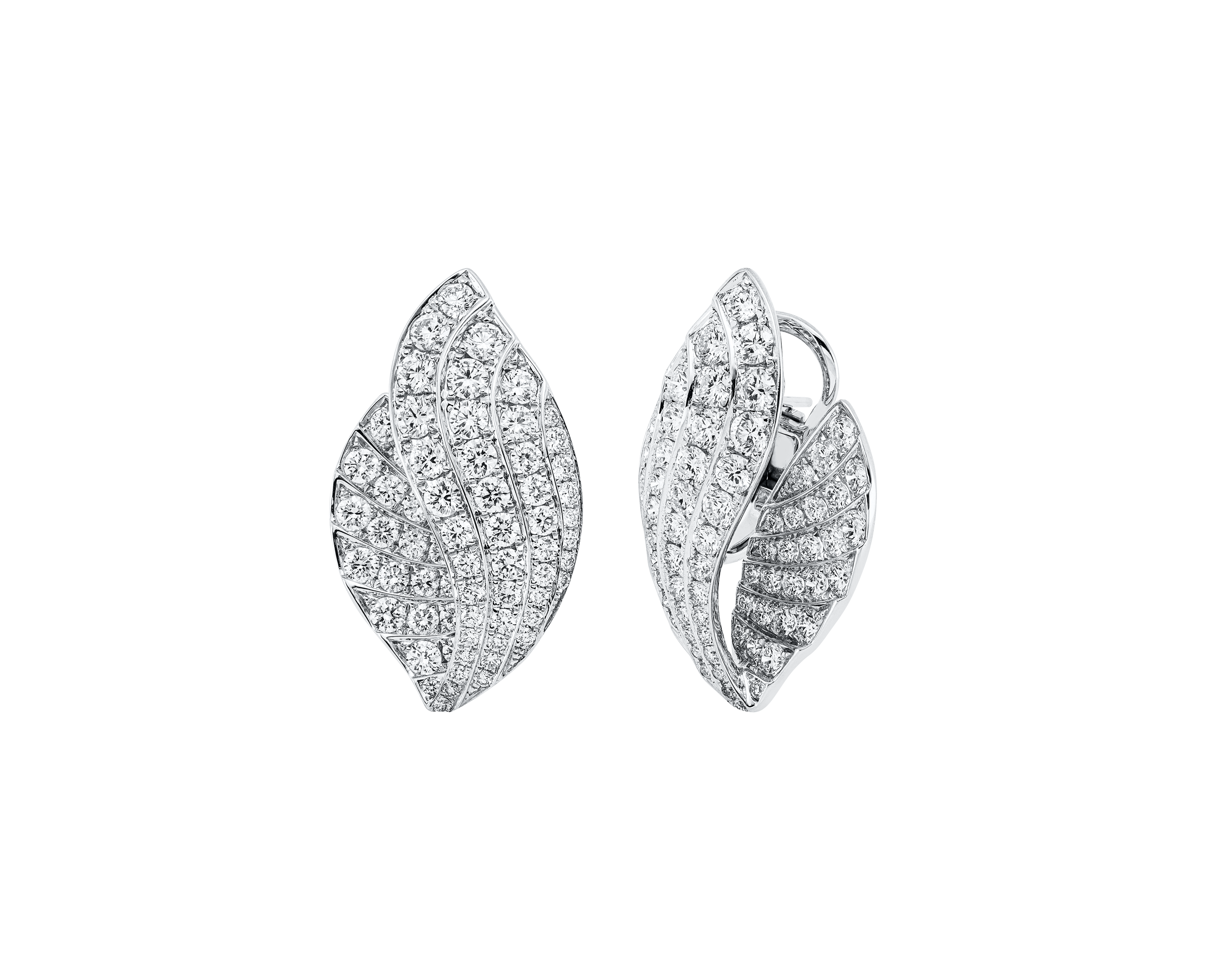 Brogle Selection diamond hoop earrings