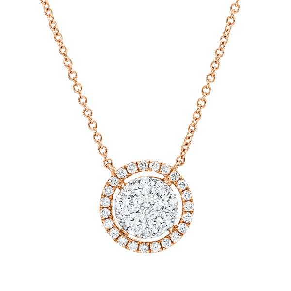 Brogle Classic necklace with diamond pendant Brogle Classic necklace with diamond pendant