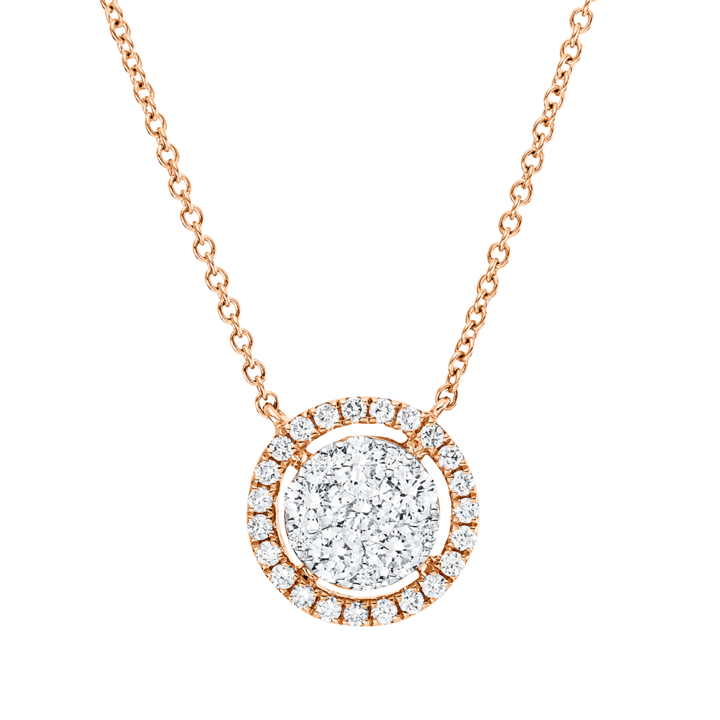 Brogle Classic necklace with diamond pendant Brogle Classic necklace with diamond pendant