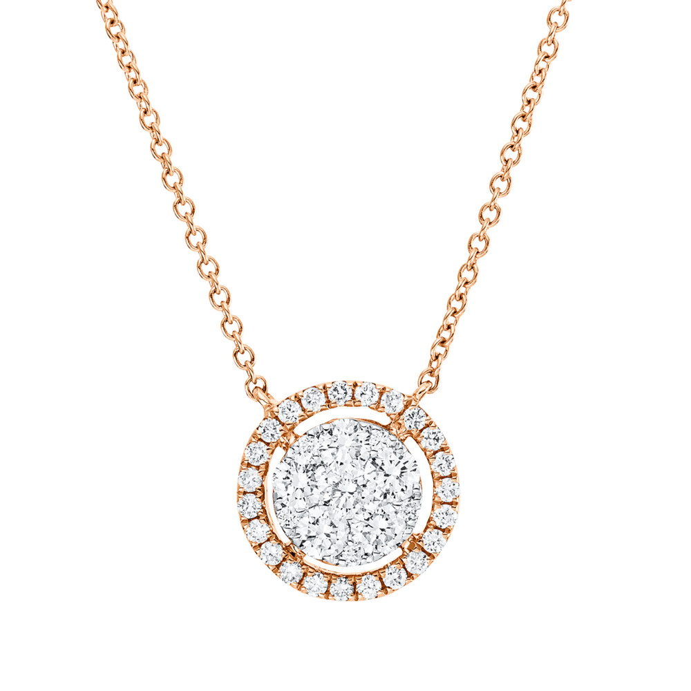 Brogle Classic necklace with diamond pendant Brogle Classic necklace with diamond pendant