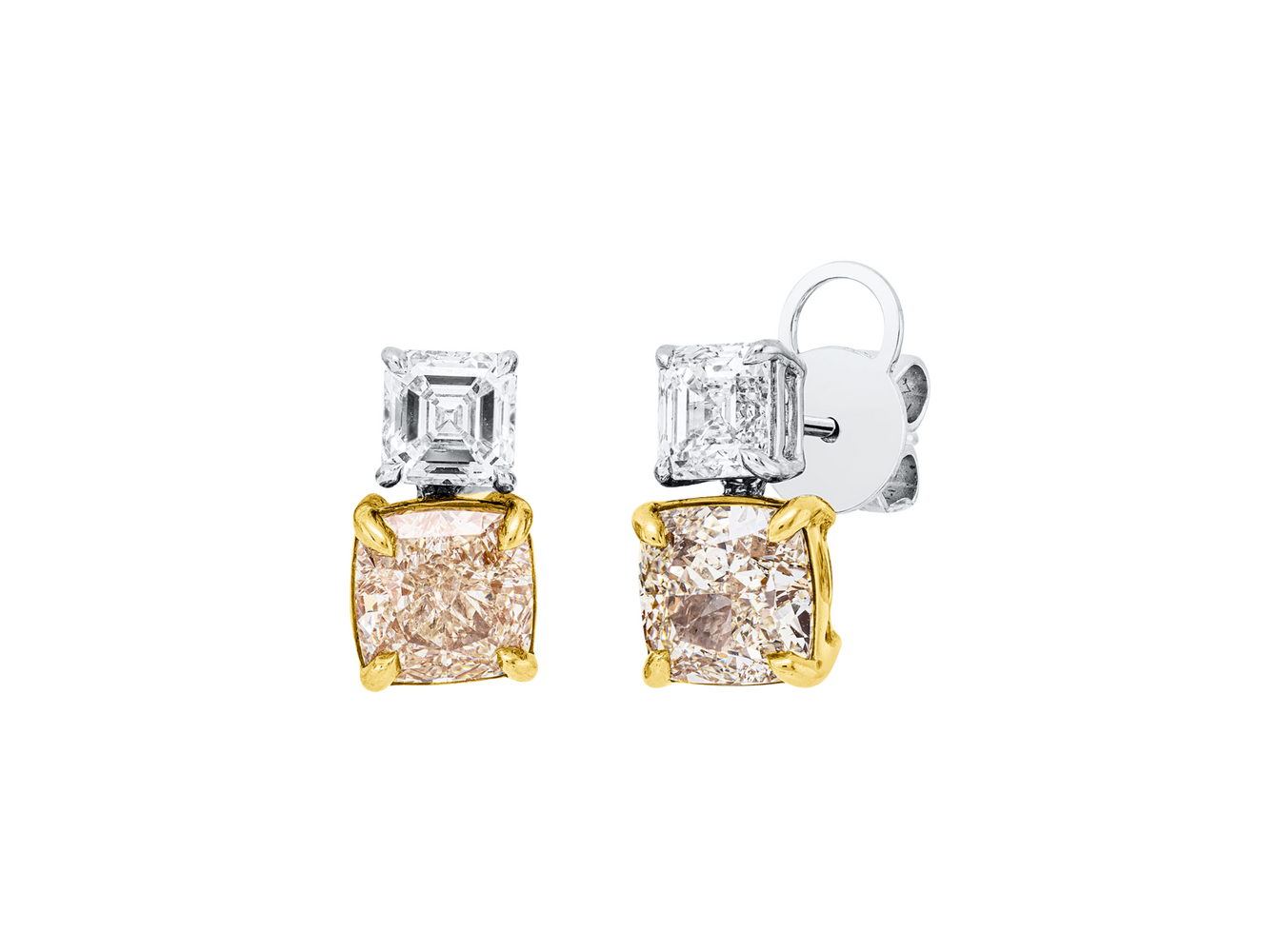 Brogle Selection Bicolor Diamantohrstecker Brogle Selection Bicolor Diamantohrstecker