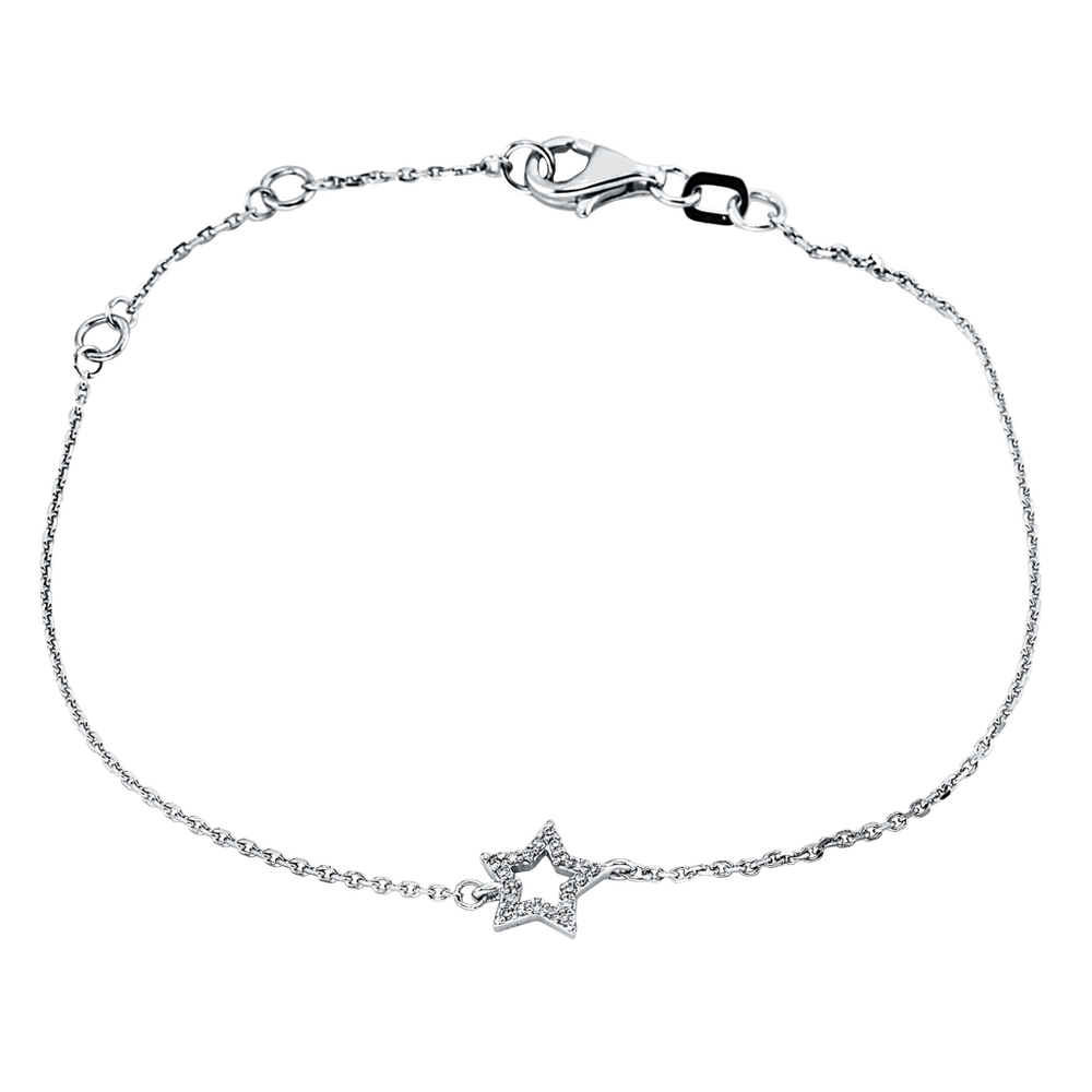 Brogle Classic bracelet with diamond star