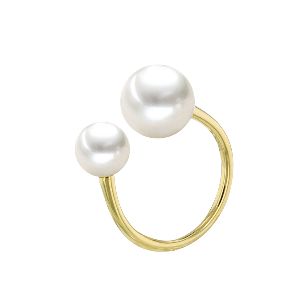 Brogle Selection Ocean freshwater pearl ring